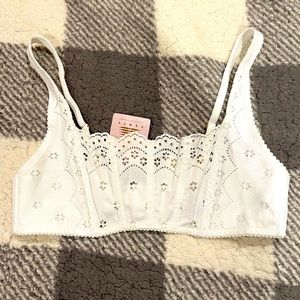 Savage x Fenty White Bra